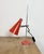 Industrial Vintage Red Table Lamp, 1970s For Sale - Image 3 of 16