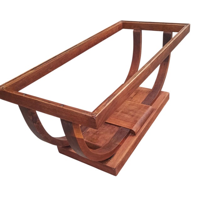 1920s Elevate Your Living Space With a True Masterpiece of 1920s Art Deco Design Mahogany Coffee Table. For Sale - Image 5 of 10