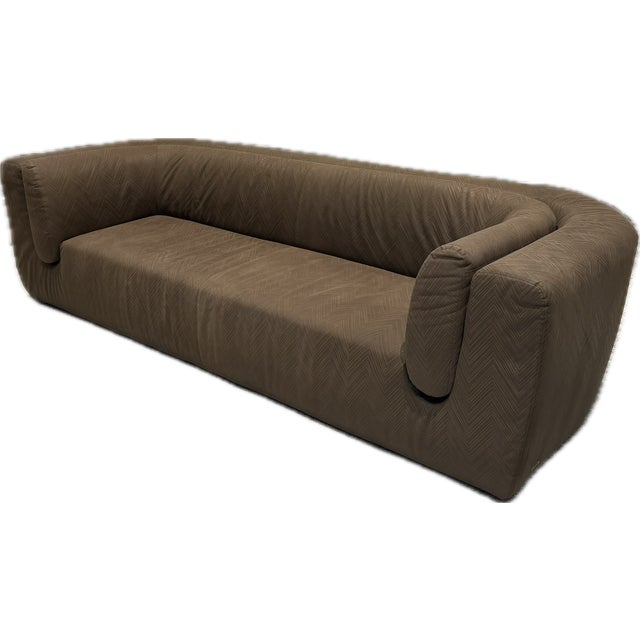 Contemporary MissoniHome Inntil 3-Seat Sofa by Bendik Torvin in Jaen Zig-Zag Upholstery For Sale - Image 3 of 8