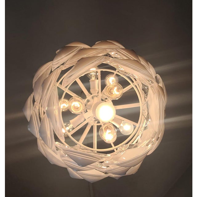 1960s Opal Glass Pendant Lamp by Gino Vistosi, 1960s For Sale - Image 5 of 15
