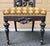 Pair of High Back 49" Side Chairs in Black Walnut Heavily Carved Black Forest Rococo Renaissance Revival For Sale - Image 11 of 17