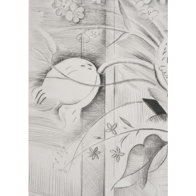 Mily Possoz, The Bouquet, Original Signed Engraving For Sale - Image 7 of 11