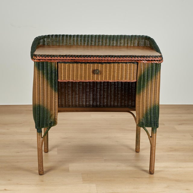 Art Deco Two Piece Set of Antique Wicker by Lloyd Loom For Sale - Image 3 of 18