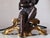 Antique Victorian Rococo Revival French Bronze Harpist Candelabra Table Lamp, 1870s For Sale - Image 11 of 18