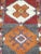 70s Orangecolor Herki Carpet Runner Long Runner Rug For Sale - Image 10 of 11