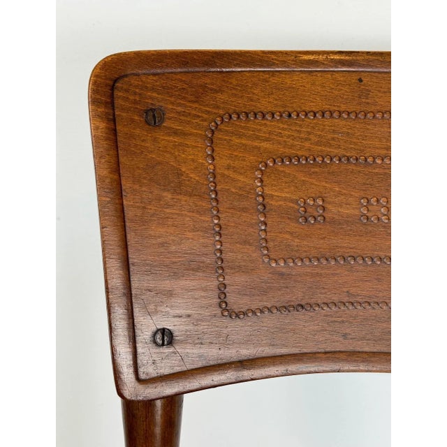 Brown Set of Vintage Chairs from Jacob & Josef Kohn For Sale - Image 8 of 10