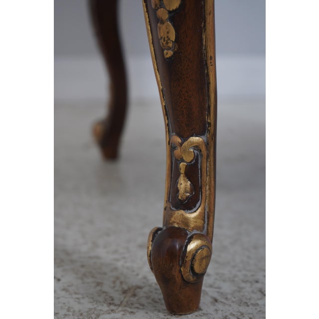 Pair of Century Louis XV Style Giltwood Armchairs For Sale - Image 14 of 18