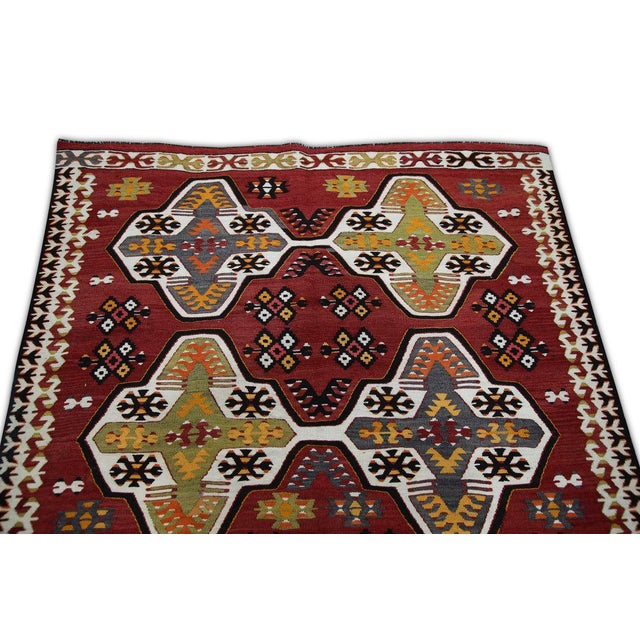 Early 21st Century Oriental Hand Knotted Rug Turkish Anatolian 4'7" x 9'4" For Sale - Image 5 of 6