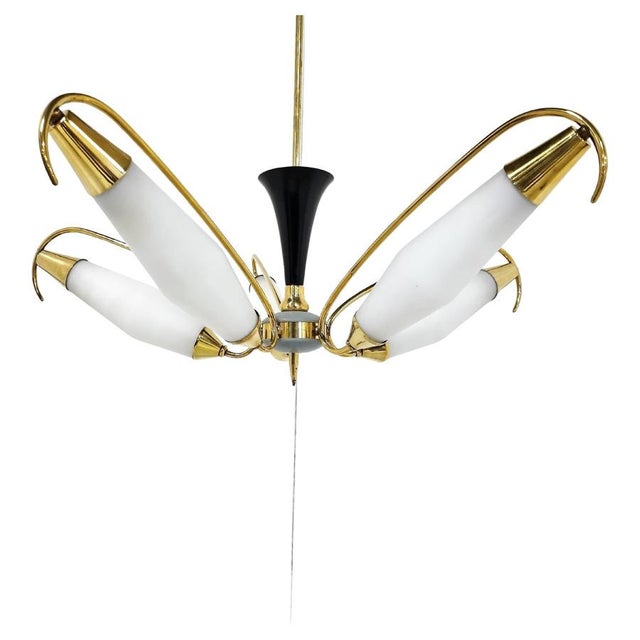 Mid-Century Italian Chandelier, 1960s For Sale - Image 12 of 12
