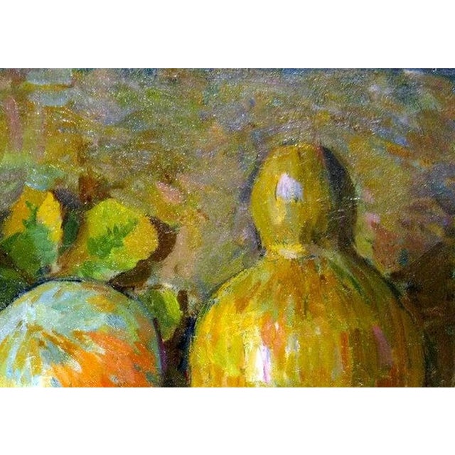 Realism 1970s Still Life Oil Painting, Soviet Ukrainian Art 34-49 For Sale - Image 3 of 6