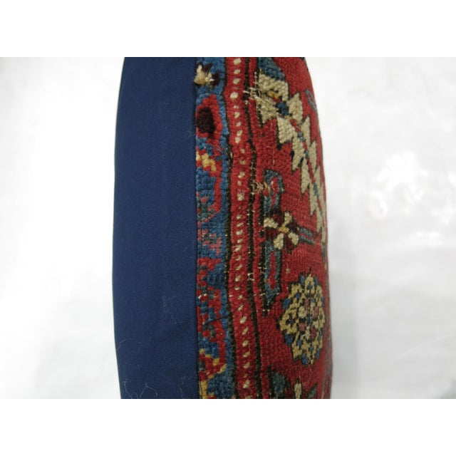 Pillow made from an antique karabagh rug