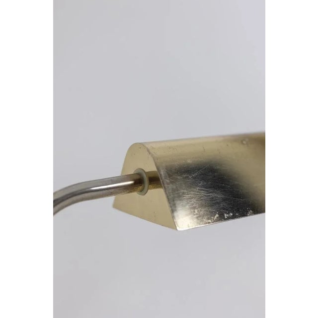 1970s Library Lamp in Gilded Brass, 1970s For Sale - Image 5 of 9