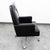 Metal Mid Century Modern Lounge Chair Black Swivel Office Rolling Armchair MCM Vintage For Sale - Image 7 of 11