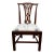 A Antique English Mahogany Gothic Georgian Side Chair, 18th Century For Sale