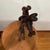 Vintage Iron Whimsical Handcrafted Rusted Giraffe Sculpture For Sale - Image 11 of 12