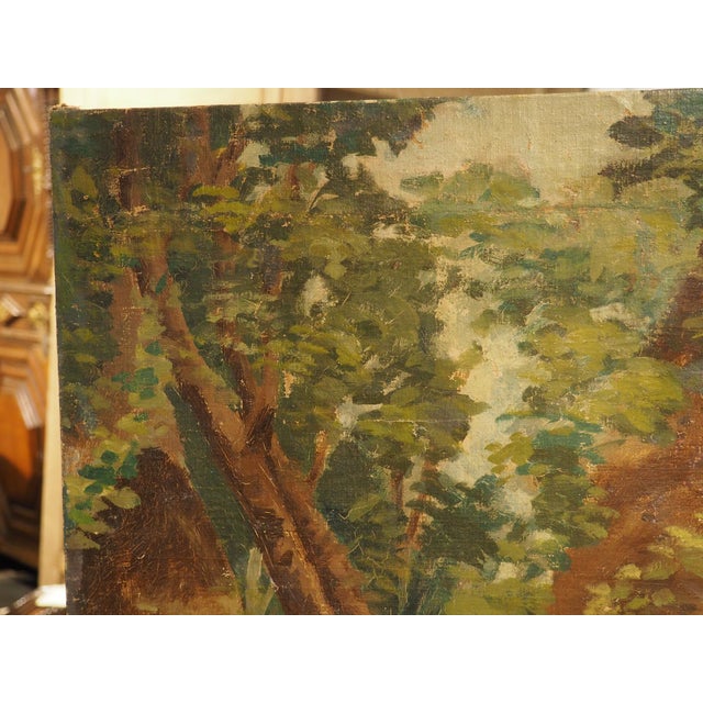 The Flute Lesson, Antique French Oil Painting After François Boucher Circa 1850 For Sale - Image 11 of 18