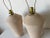 80's Postmodern Beige Ceramic Table Lamps - a Pair For Sale - Image 9 of 11