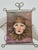 Art Deco Decorative Wall Art Pieces Featuring Ceramic Faces, 1990s, Set of 2 For Sale - Image 3 of 9