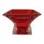Mikasa City Lights Red Crystal Votive Candle Holder Candy Dish For Sale