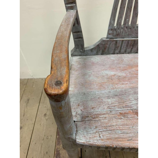 Swedish Painted Folk Chairs, 1900s, Set of 3 For Sale - Image 15 of 18