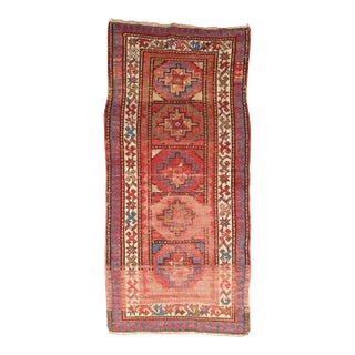 Late 19th Century Shabby Chic Moghan Kazak Runner rug no.j3946 For Sale