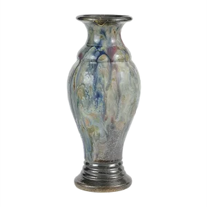Stoneware Drip Glaze Vase by Roger Guerin, 1930s