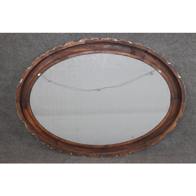 Rococo Large 1970's Silver & Gold Gilt Rococo Style Mirror. For Sale - Image 3 of 8