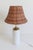 Mid-Century Marbella Style White Ceramic, Brass and Wicker Table Lamp from Carstens Tönnieshof, 1960s For Sale - Image 9 of 15