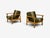 1970s Henning Kjaernulf Style, Lounge Chairs, Oak, Fabric, Denmark, 1970s For Sale - Image 5 of 13