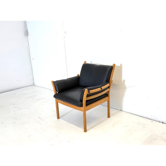 Mid-Century Modern Chair by Illum Wikkelsø for CFC Silkeborg For Sale - Image 3 of 12