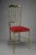 Brass and Red Velvet Chiavari Chair, 1950 For Sale - Image 12 of 13