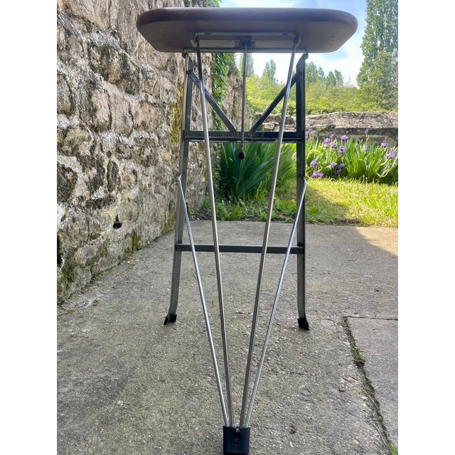 Libellule Folding Stool by Normafix, 1950 For Sale - Image 9 of 12