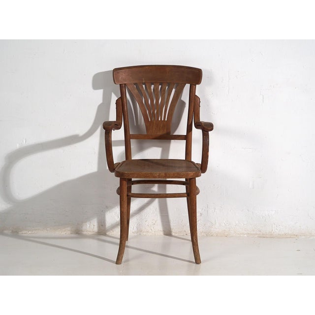 Vintage Bentwood Office Chair, 1920 For Sale - Image 6 of 10