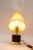 Table Lamp with Original Nut Wood, Brass and Fabric Shade, Vienna, 1920s For Sale - Image 10 of 13