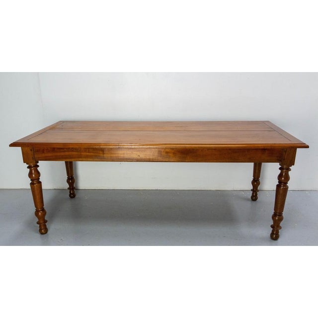 French Louis Philippe Cherrywood Table, Mid 19th Century For Sale - Image 4 of 14