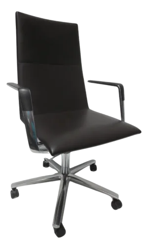Davis Sola Highback Conference Chair in Brown