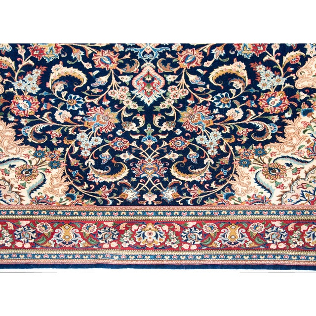 Vintage Persian Kashan Rug For Sale - Image 15 of 16