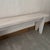 Small Wooden Bench in White For Sale - Image 3 of 6