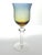 Denby-Milnor Sweden 1970s Denby “Aurora, Amber-Blue” Set of 7 Wine Glasses For Sale - Image 4 of 5