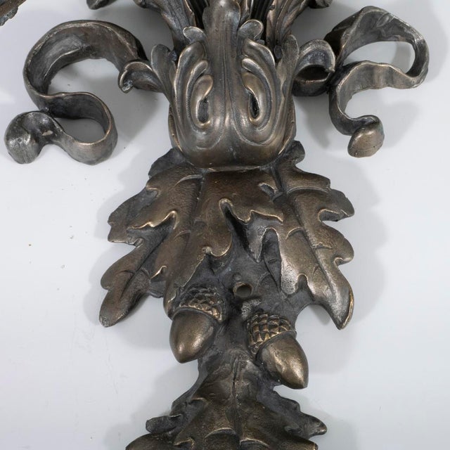 Large Napoleon III style bronze wall sconce For Sale - Image 13 of 13