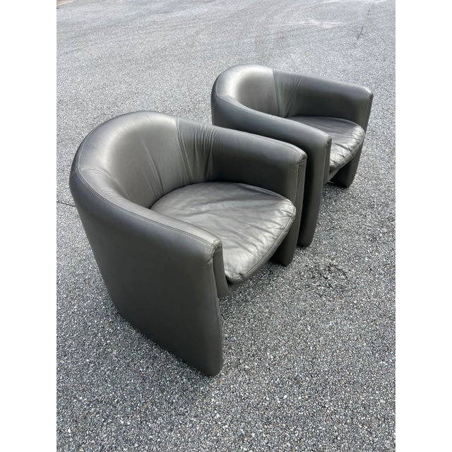 1980s Vladimir Kagan Sculptural Chairs for Preview For Sale - Image 5 of 18