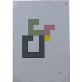 Anton Stankowski Classic Abstract Serigraph For Sale