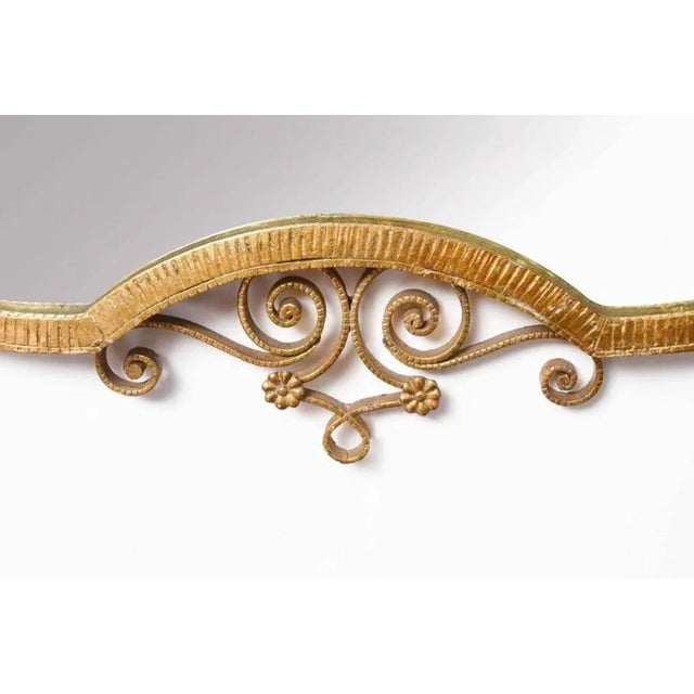 Mid-Century Italian Gilt Mirror For Sale - Image 3 of 6