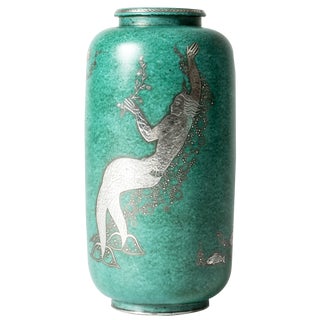 Argenta Vase by Wilhelm Kåge for Gustavsberg, 1940s For Sale