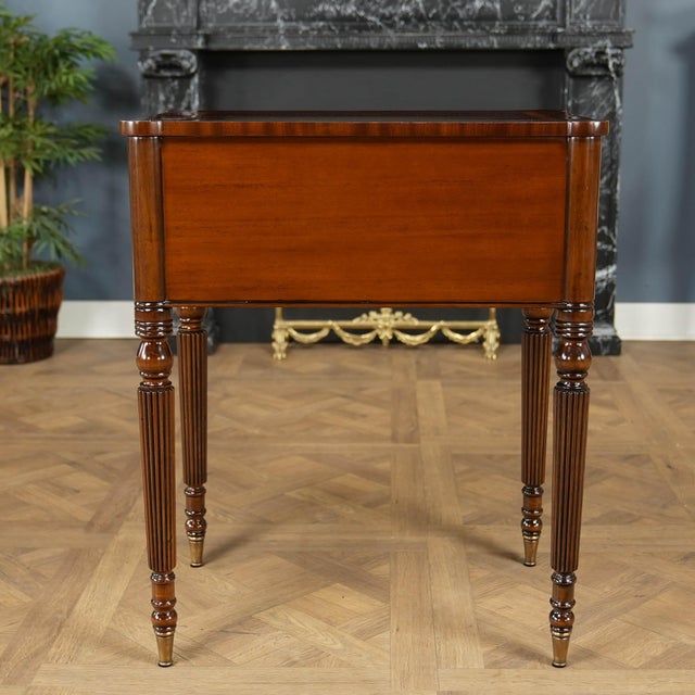 Large Sheraton End Table For Sale - Image 11 of 12