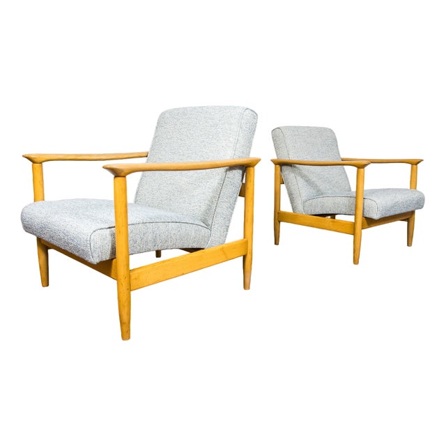 Set of Vintage GFM-142 Lounge Chairs by Edmund Homa, 1960s For Sale