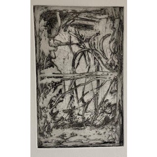 Melissa Meyer, American Abstract Expressionist Artist Melissa Meyer Aquatint Etching, 1984-1987 For Sale