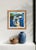2020s Chefchaouen, Blue City Rhythms, Morocco Modern Impressionist Oil Painting For Sale - Image 5 of 7