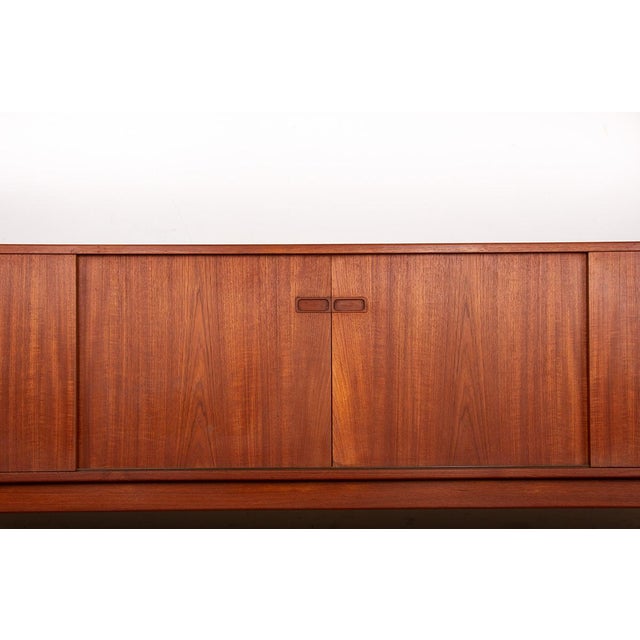Brown Large Danish Sideboard in Teak by Finn Juhl for Samcon, 1960s For Sale - Image 8 of 18