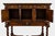 English 19th-C. English Carved Walnut & Mother-of-Pearl Barley Twist Cabinet on Stand For Sale - Image 3 of 7
